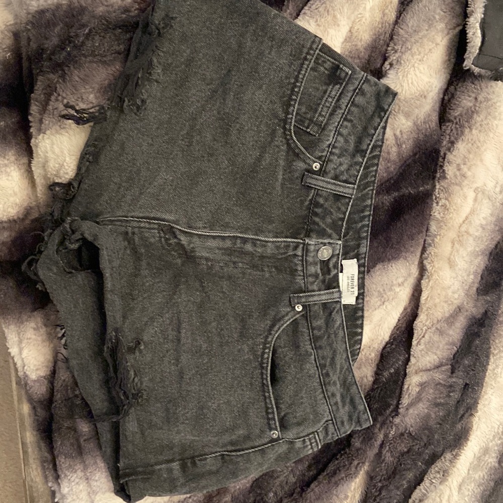 Black boyfriend style shorts from target